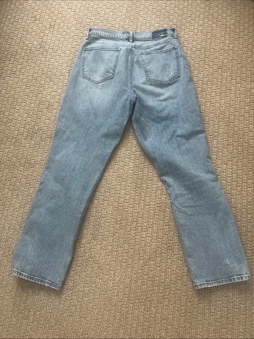 DAZE Straight Leg Jeans in Light Wash Blue - Picture 5 of 12